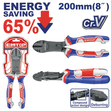 Pinza Corte Diag 8" Cr-V Super