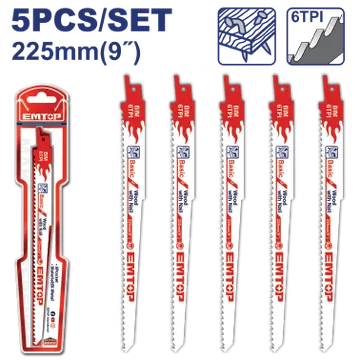 Sierra Sable 9" Bimetal 5/1 Blister