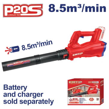 Soplador Hojas Inalámbrico 20V S/Bat S/Carg