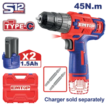 Taladro Inalámbrico 3/8''12V 45N