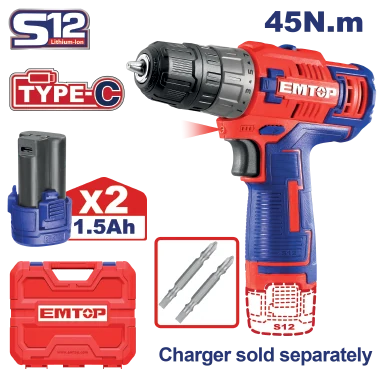 Taladro Inalámbrico 3/8''12V 45N