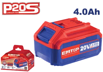 Bateria Litio 20V, 4 Amp