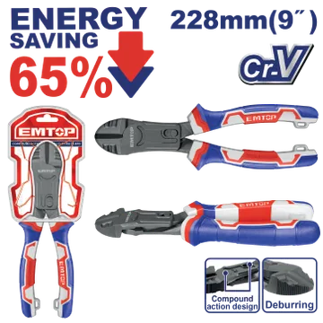 Pinza Corte Diag 9" Cr-V Super