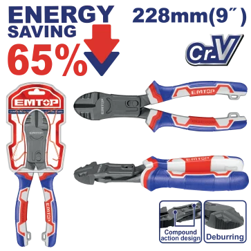 Pinza Corte Diag 9" Cr-V Super