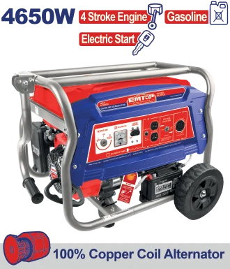 Planta Eléctrico 4,650W Gasoli- Na 110-220V