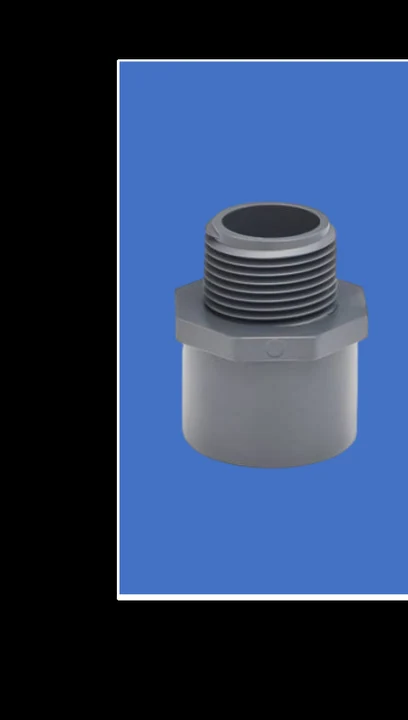 Adaptador macho PVC eléctrico SCH40