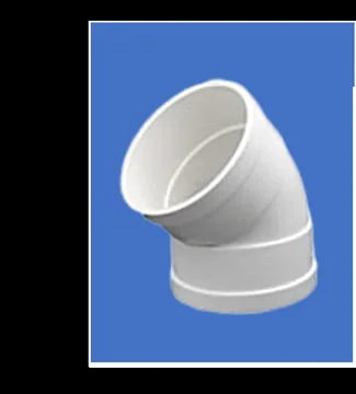 Codo 45° PVC drenaje