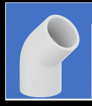 Codo 45° PVC SCH40