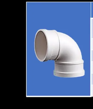 Codo 90° PVC drenaje