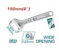 Llave ajustable TOTAL · 150 mm