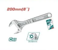 Llave ajustable TOTAL · 200 mm
