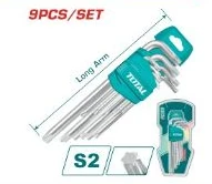Juego de llaves Torx TOTAL · 9 piezas