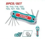Juego de llaves Torx TOTAL · 8 piezas