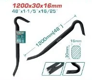 Pata de cabra TOTAL · 1200 × 30 × 16 mm