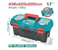 Caja de herramientas TOTAL · 436 × 220 × 205 mm