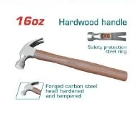 Martillo curvo TOTAL · 16 oz