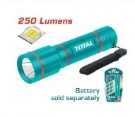 Linterna TOTAL · 250 Lumens