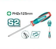 Destornillador TOTAL · PH2 × 125 mm