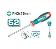 Destornillador TOTAL · PH0 × 75 mm